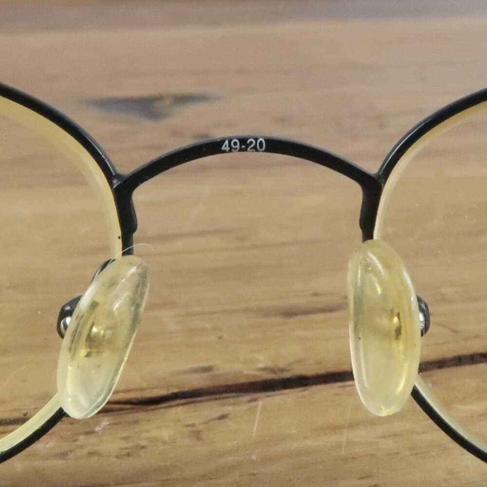 MEN'S BLACK FRAME PRESCRIPTION GLASSES WITH CASE - Picture 6 of 7